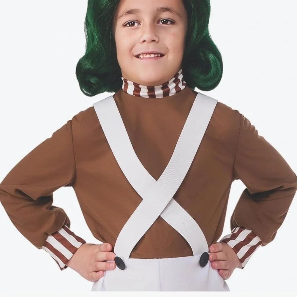 NWT Willy Wonka & The Chocolate Factory Oompa Loompa costume medium 7-8